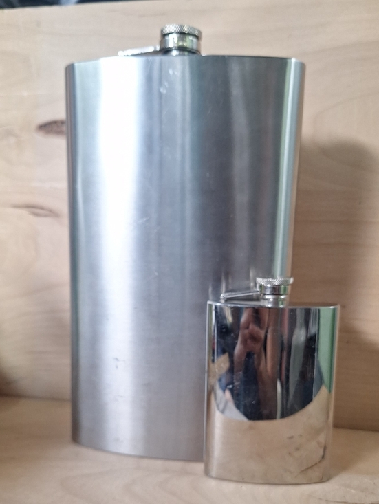 Other - 64-oz. Stainless Steel Flask & 7-oz Stainless Steel Flask